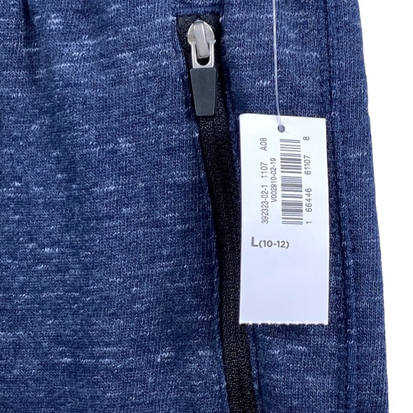 NWT Old Navy Elevated Fleece Jogger Short Navy Stretch Performance Sweat Shorts - Picture 5 of 16